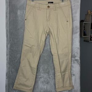 Khaki Capri Pants